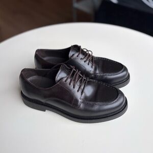 Massimo Dutti Brown Leather Men's Shoes Size 7